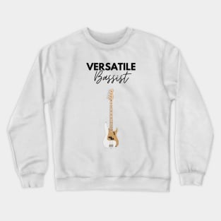 Versatile Bassist Light Theme Crewneck Sweatshirt